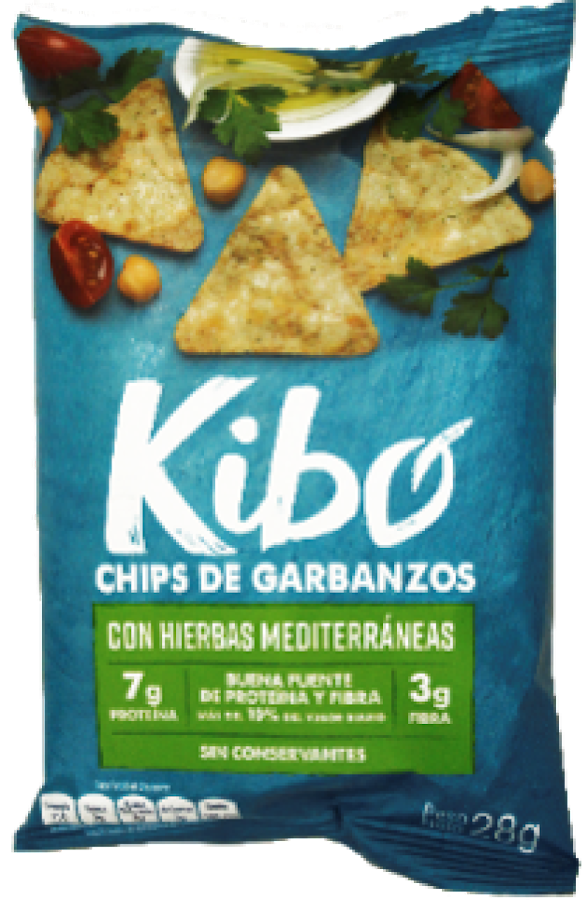Pasabocas Kibo Garbanzo Hierbas Mediterraneas X28g