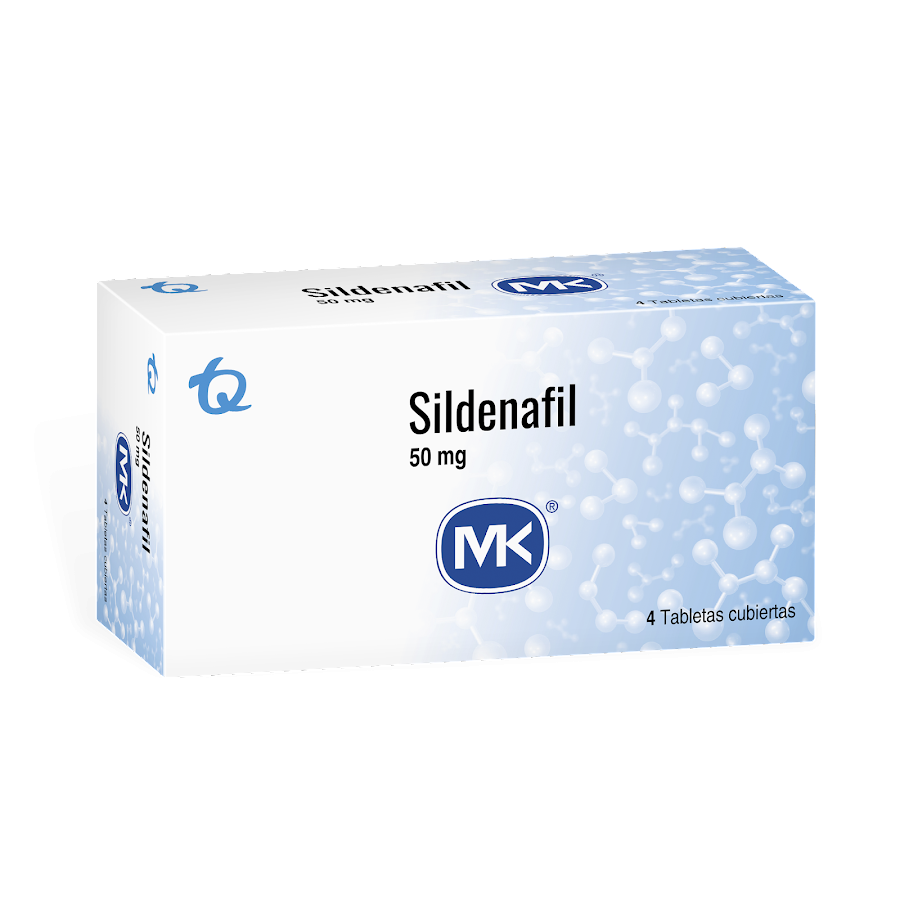 Sildenafil MK 50mg Tableta Caja x4Tab.