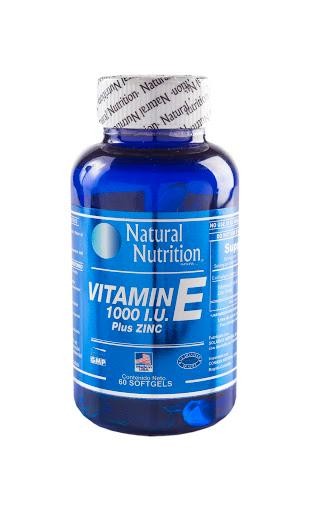 Vitamin E 1000U.I Tabletas Frasco X60Tab. Natural Nutrition Vitamina E
