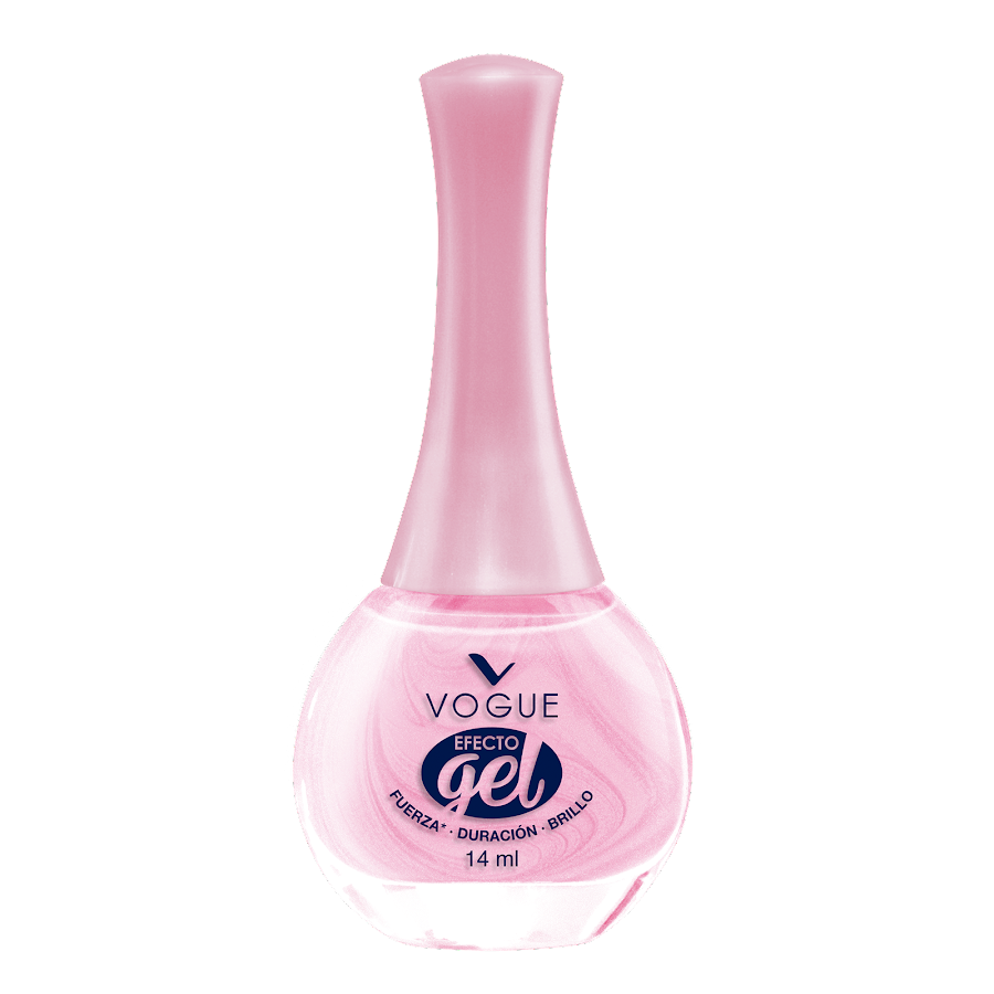 Esmalte Vogue Efecto Gel Deslumbrante Fuerza Duración y Brillo x 14Ml