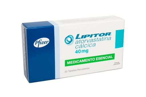 LIPITOR 40mg Tabletas Caja x30Tab. PFIZER Atorvastatina