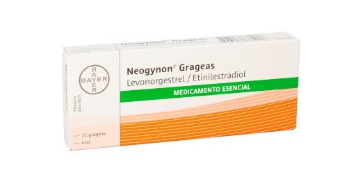 Neogynon Grageas Caja x21Grg. Bayer Levonogestrel Etinilestradiol