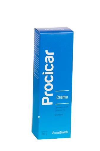 Procicar 5/5% Crema Tubo x60g. MEDIHEALTH Óxido de Zinc Calamina
