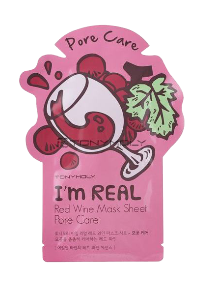 Mascarilla TonyMoly Tipo Velo I'm Real Vino x1 und