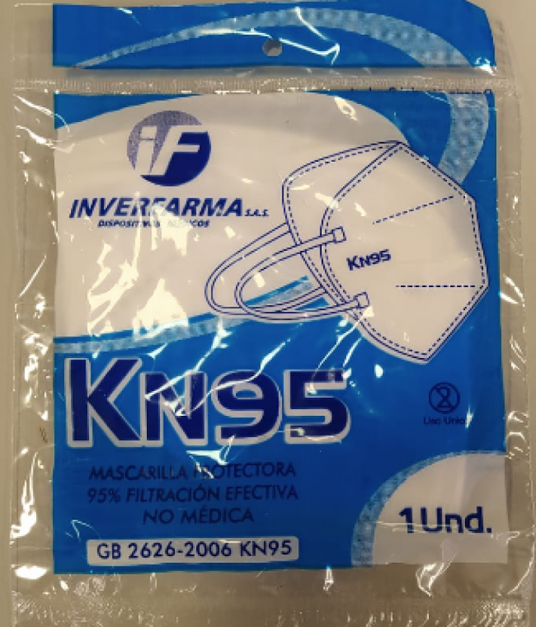 Tapaboca Adulto Inverfarma KN95 x 1Und