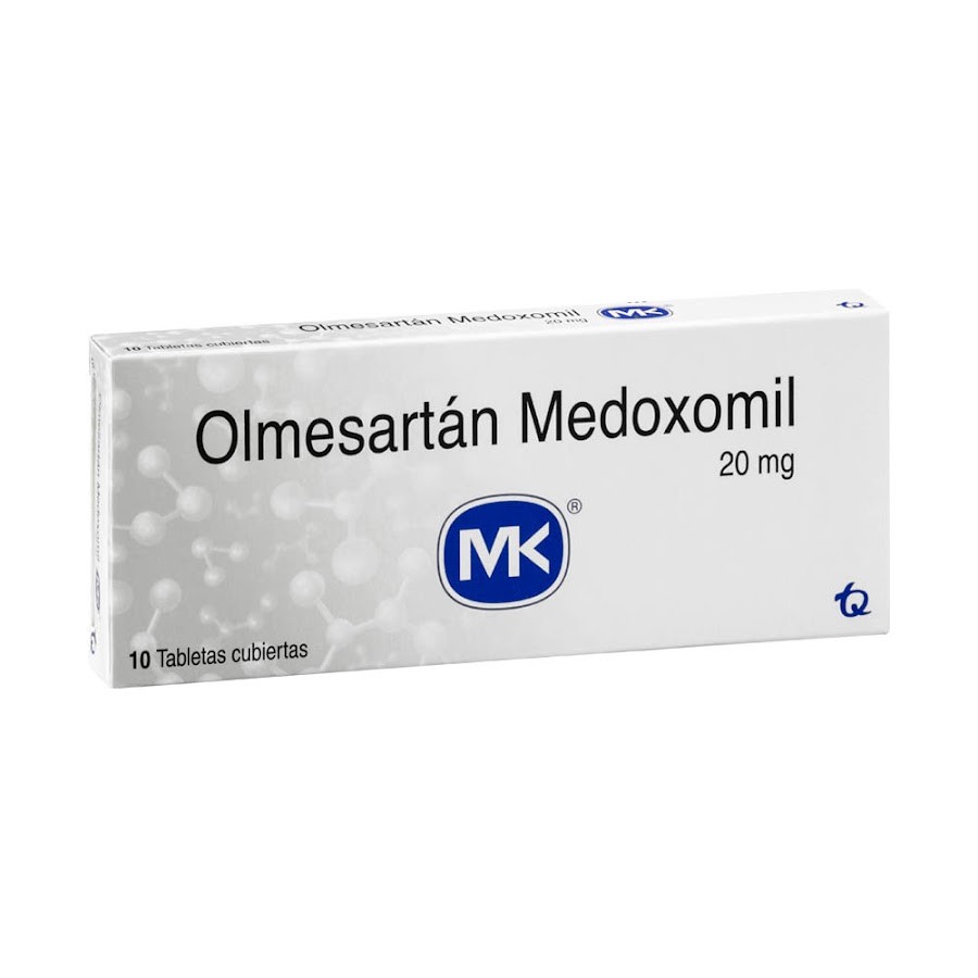 Olmesartan MK 20mg Tableta Caja x10Tab.