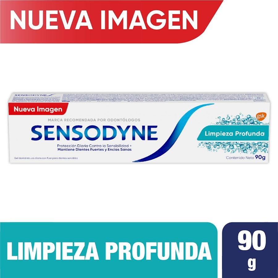 Crema Dental Sensodyne Limpieza Profunda x90gr