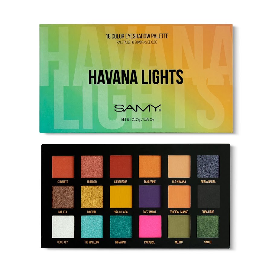 Paleta Compacta Samy Ojos #1 Havana Lights x 1und