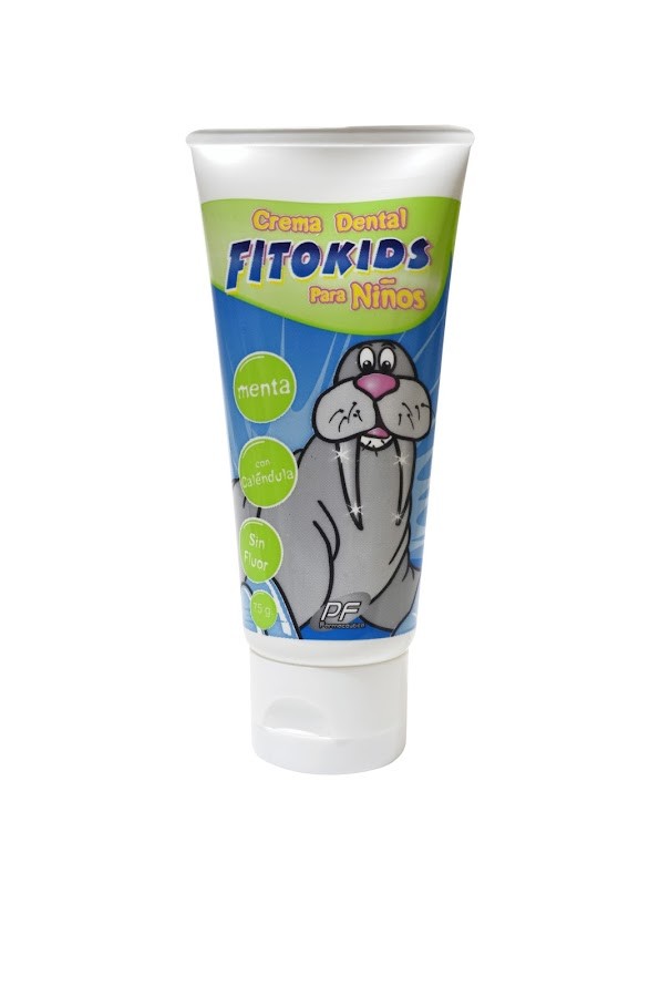 Crema Dental Fito Kids Para Niños Sin Fluor Caléndula X75G.