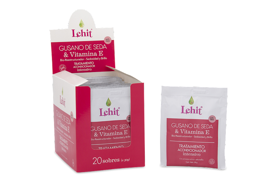 Ampolla en Sachet Lehit Gusano De Seda y Vitamina E x 1 Unidad