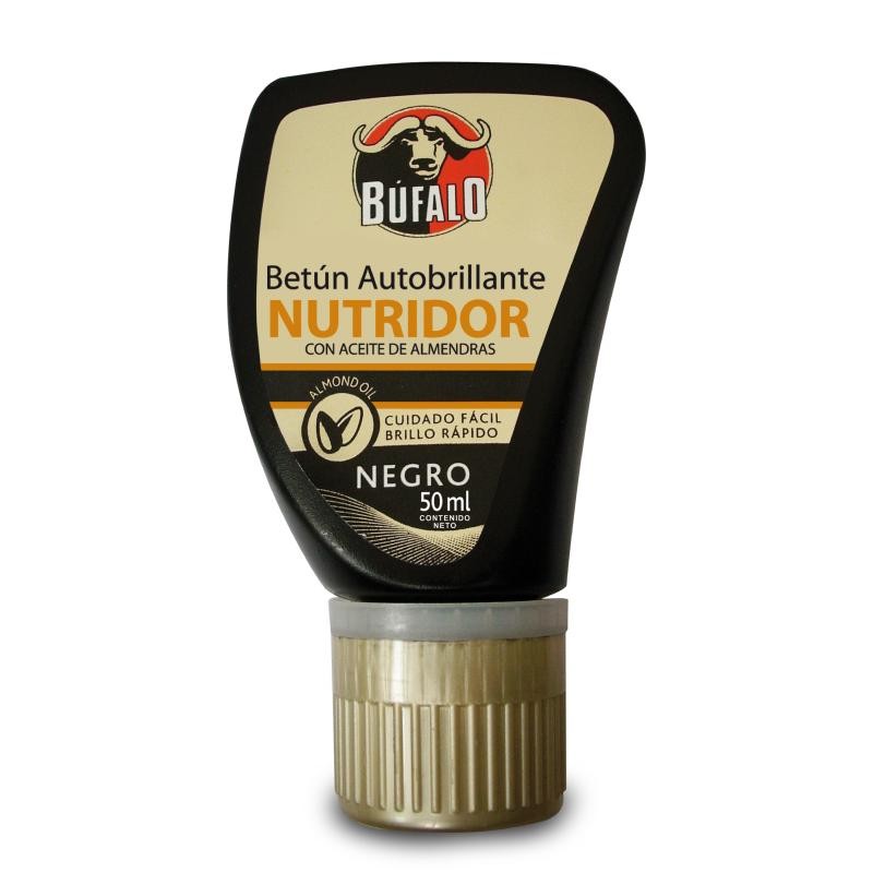 Betún BÚFALO Auto brillante Nutridor Negro x50ml