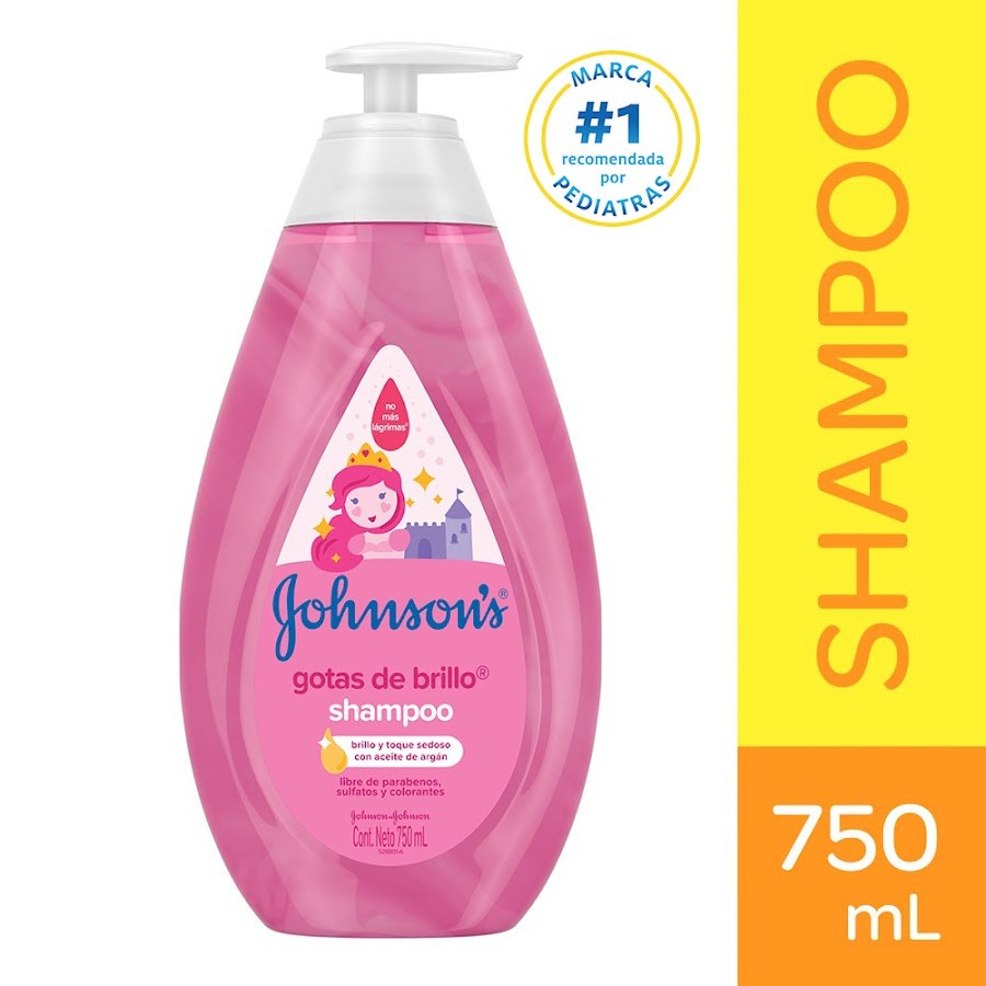 Shampoo Johnson Baby Gotas de Brillo X750ml