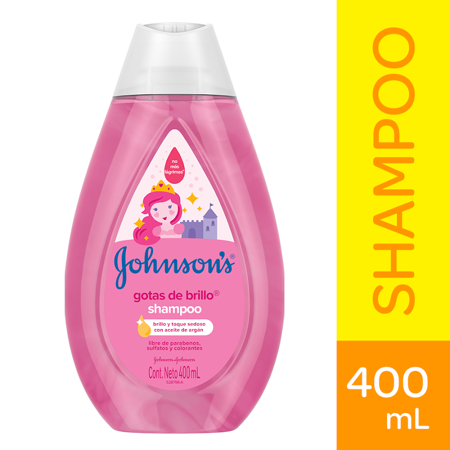 Shampoo Johnson Baby Gotas de Brillo X400ml