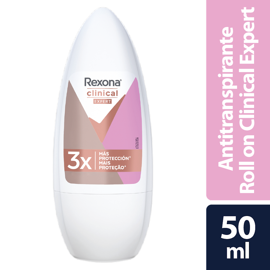 Antitranspirante REXONA Women Clínical Expert Roll On x 50ml