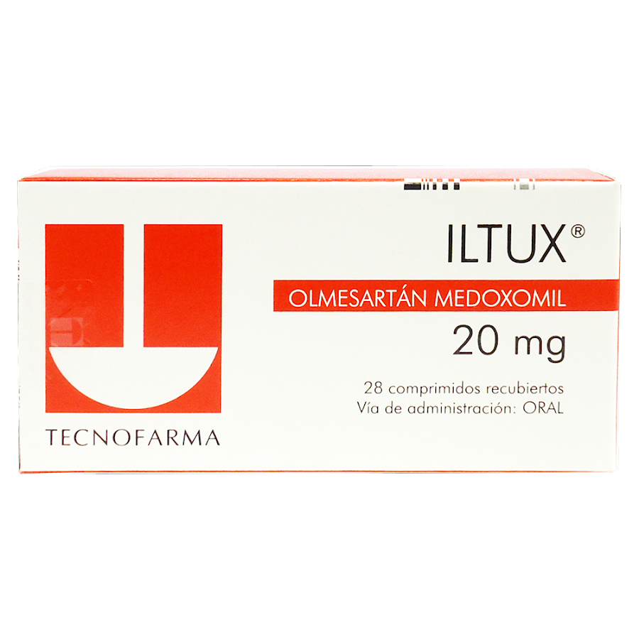 Iltux 20Gr Tecnofarma Olmesartan Medoxomil Caja x 28Tab