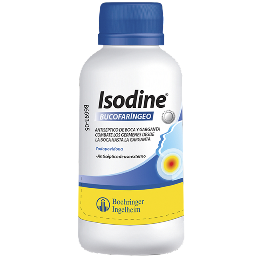 ISODINE BUCOFARÍNGEO SOL ORAL FRASCO X60ML.BOEHRINGER YODOPOVIDONA
