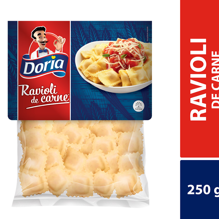 PASTA DORIA RAVIOLI DE CARNE X250G