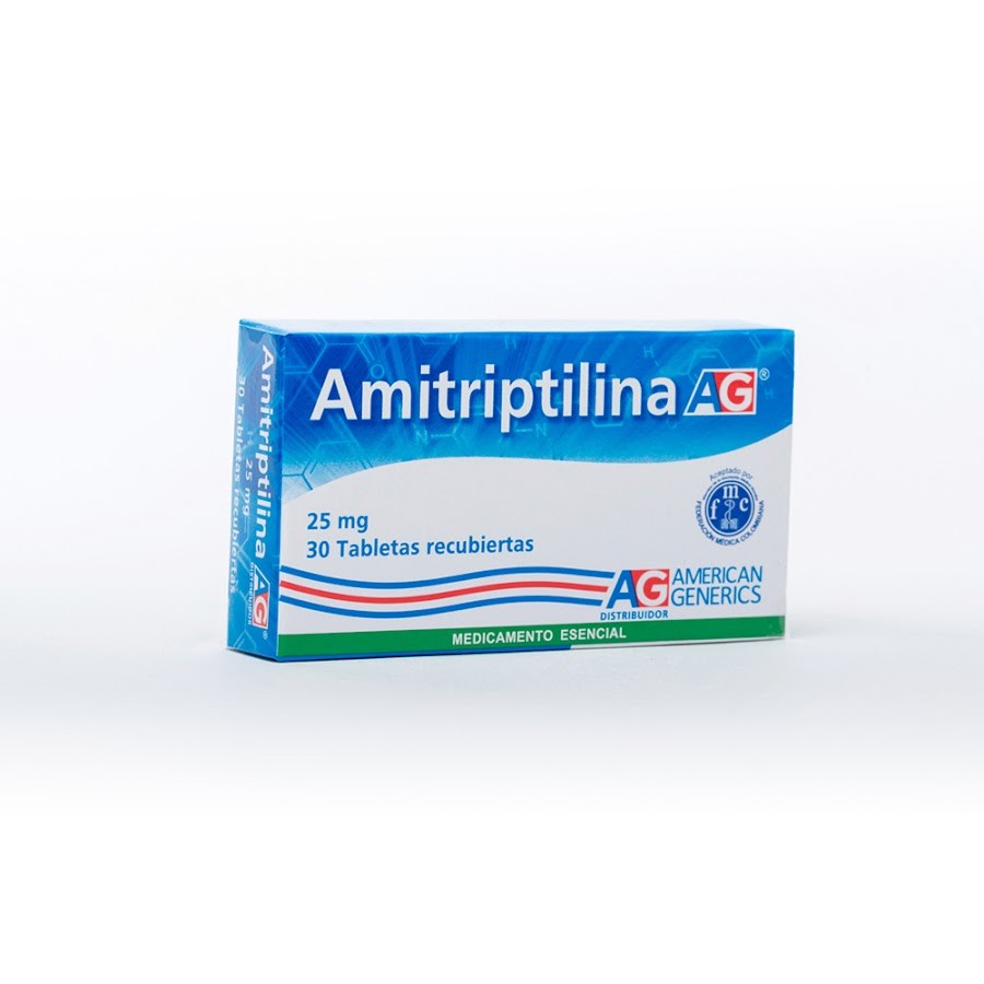 Amitriptilina 25Mg AG Caja x 30Tab
