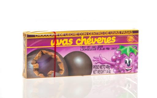 Chocolate Uvas Cheveres Cubiertas con Chocolate x40G.