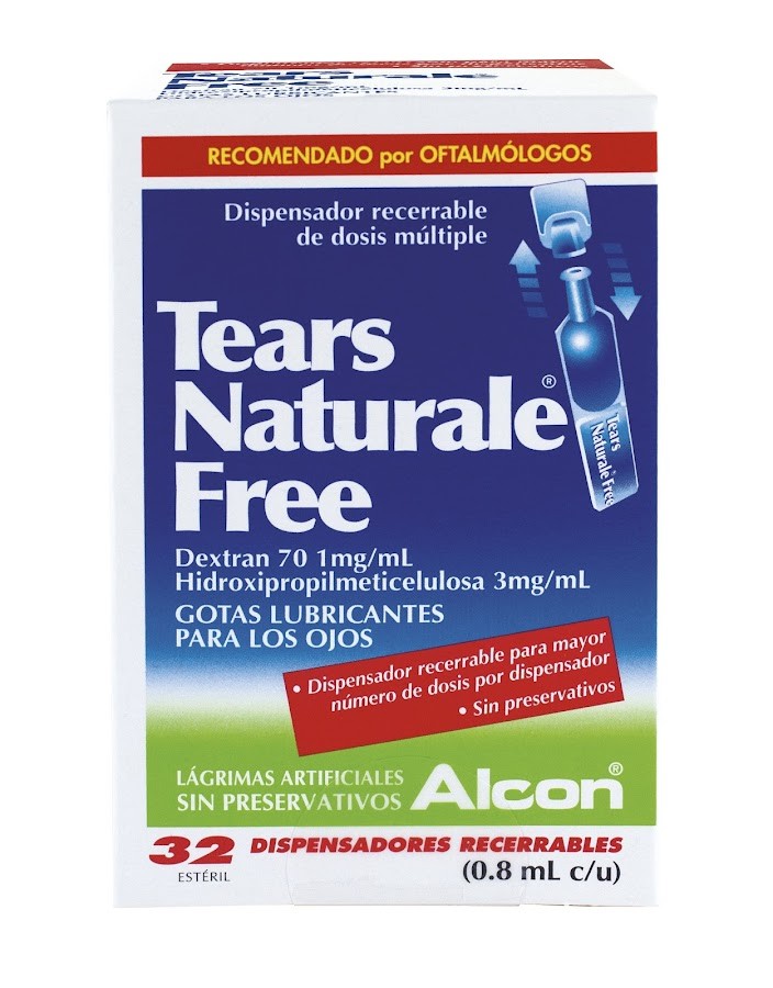 Tears Naturale Free CJx32´s Viales Dextra 70 Hidroxipropilmetil