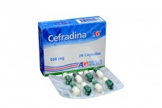 CEFRADINA 500MG CJ X 24 CAP LAFRANCOL CEFRADINA