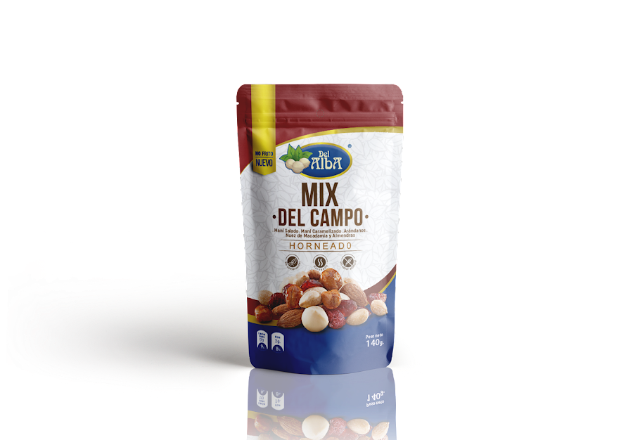 Pasabocas Del Alba Mix del Campo Horneado Paquete x 140Gr