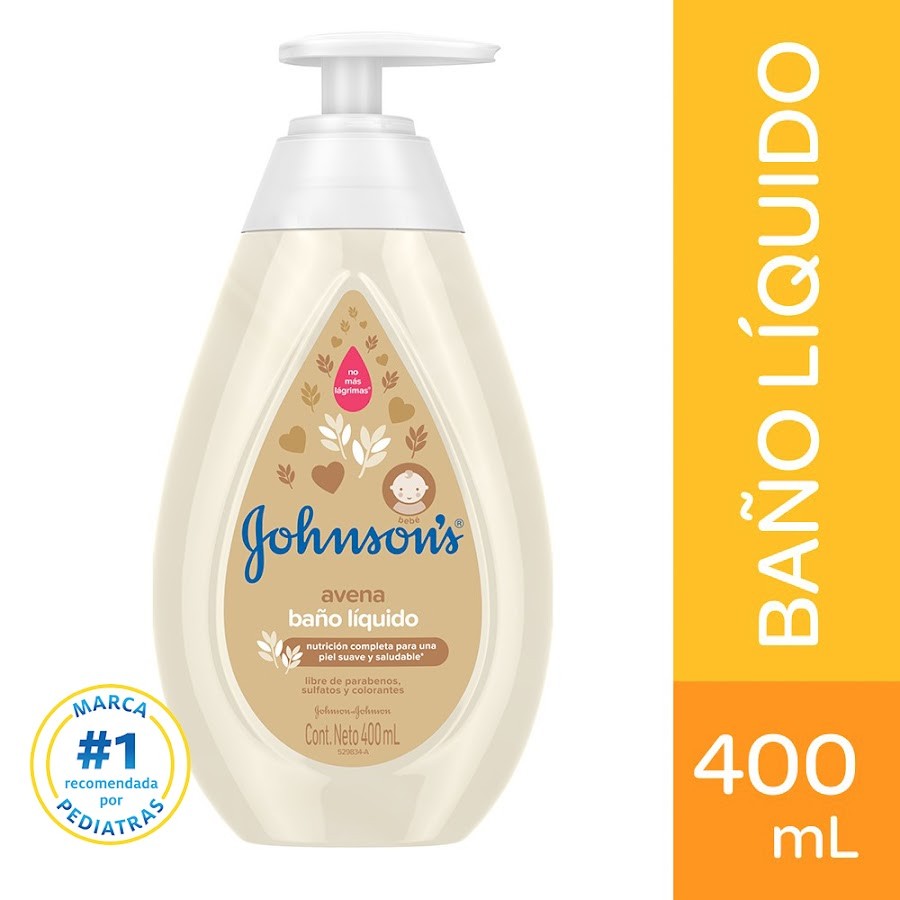 Baño Liquido Johnson Baby Avena X400ml