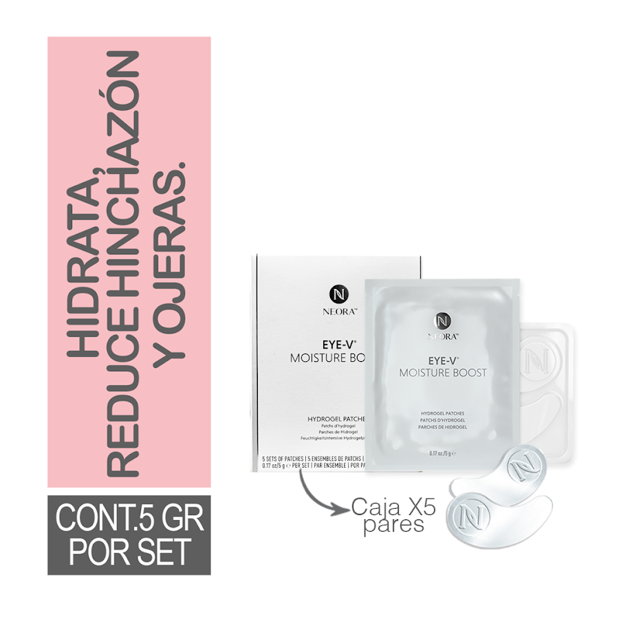 Parches para Ojos Hidrogel Neora Caja por 5 pares  x5gr