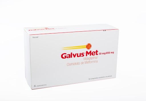 GALVUS MET 50/850MG TABLETAS CJ X 56 TAB NOVARTIS VILDAGLIPTINA