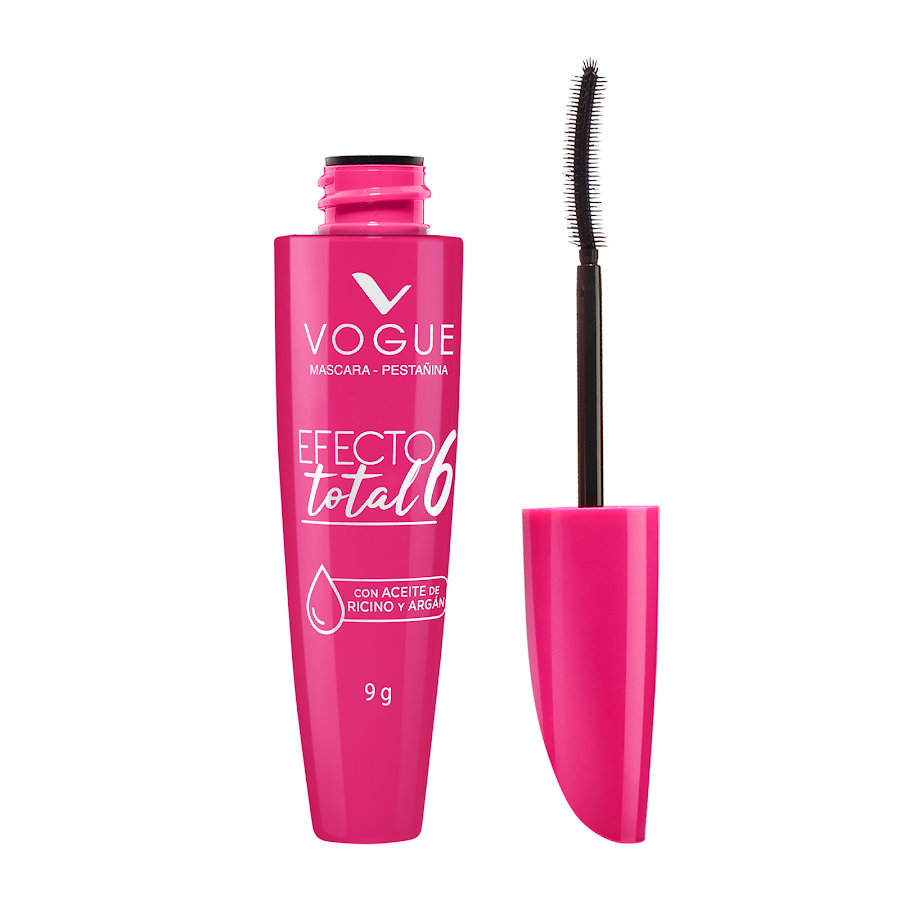 PESTAÑINA VOGUE EFECTO TOTAL 6 NEGRO X9G
