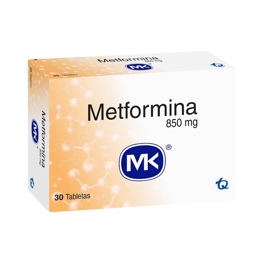 Metformina MK 850mg Tableta Caja x30tab.