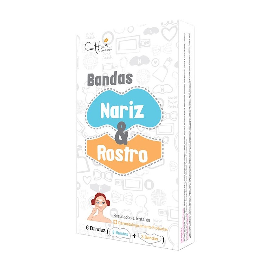 Banda Cettua Para Nariz Y Rostro x6Und