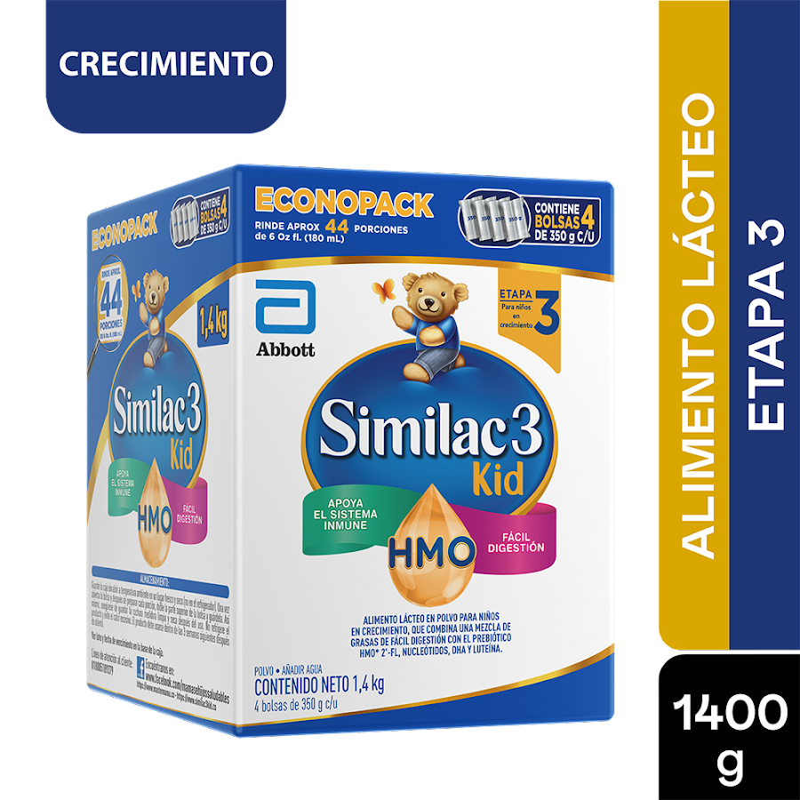 Formula Infantil Similac Etapa 3 Prosensitive Kid x 1400Gr
