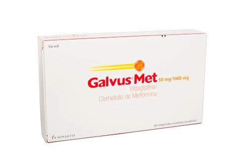 Galvus Met 50/1000Mg Com.Caj.x28Com. Novartis Vildagliptina Metformina