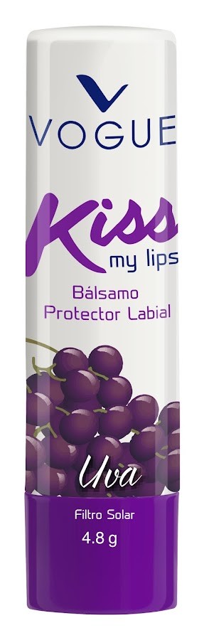 Brillo Vogue Protector Labial Kiss Me Uva X1Und.