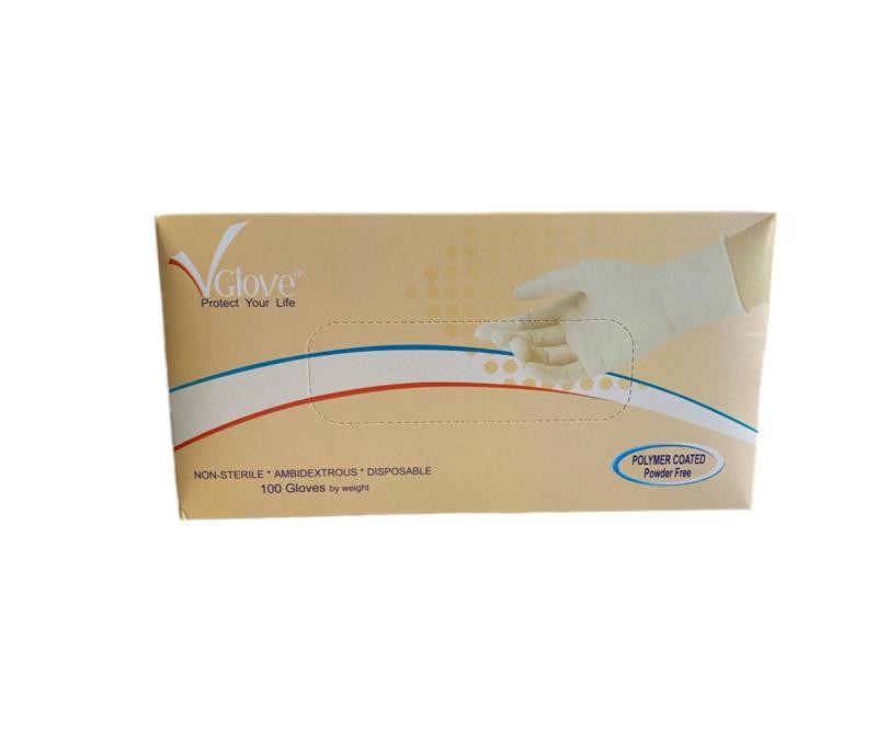 Guante de Latex Vglove Talla S x 100Und
