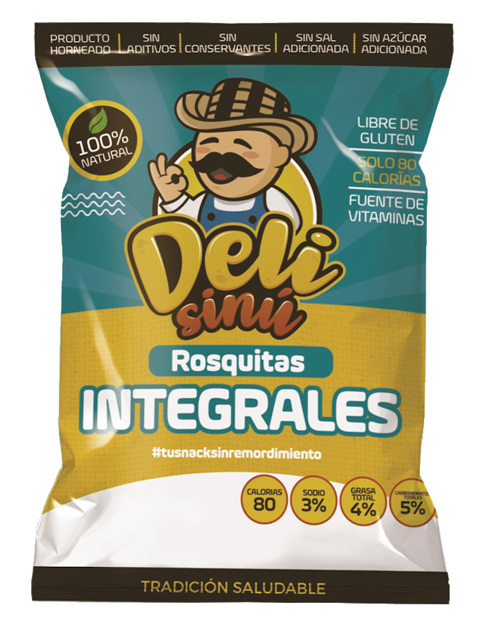 Rosquitas Deli Sinu Integrales a Base de Yuca X30g