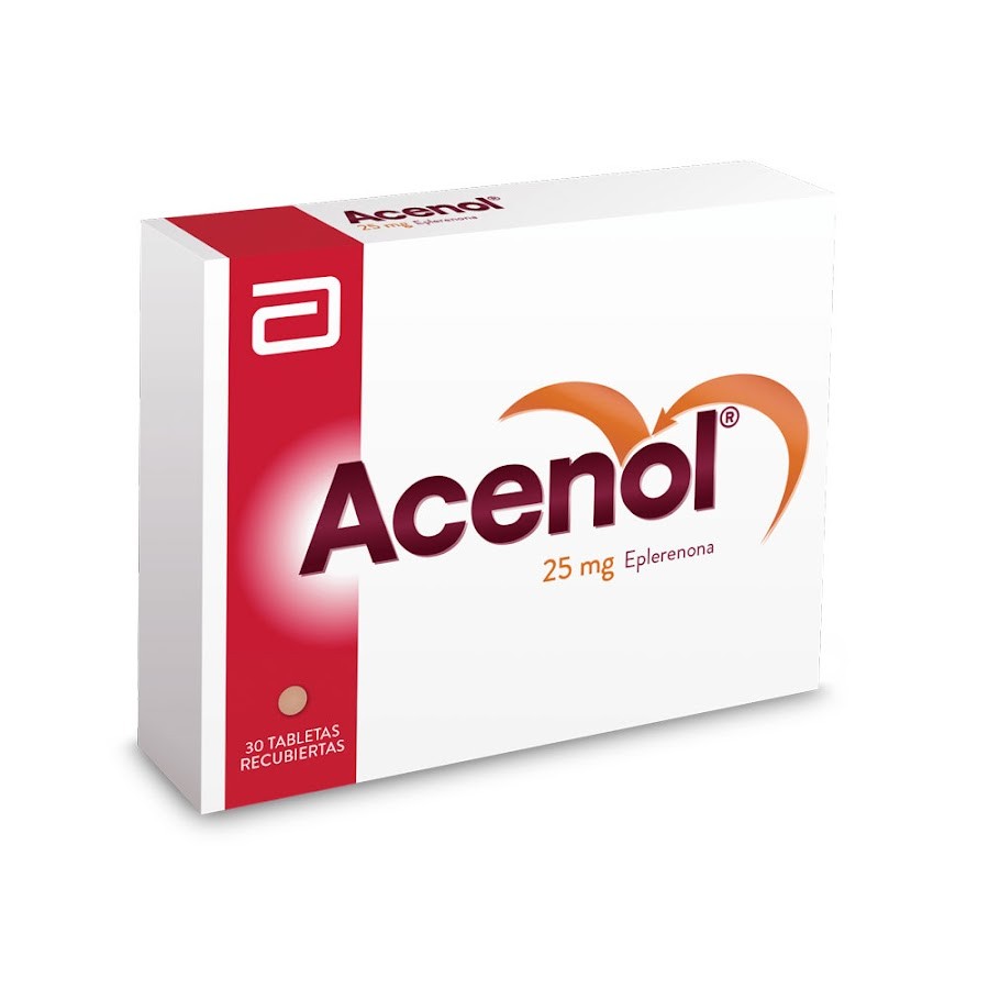 Acenol 25Mg Tabletas Caja X30Tab. La Francol Eplerenona
