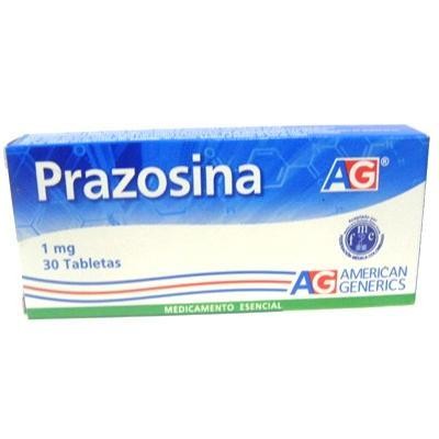 PRAZOSINA  AG 1MG TABLETA CAJA X30TAB.