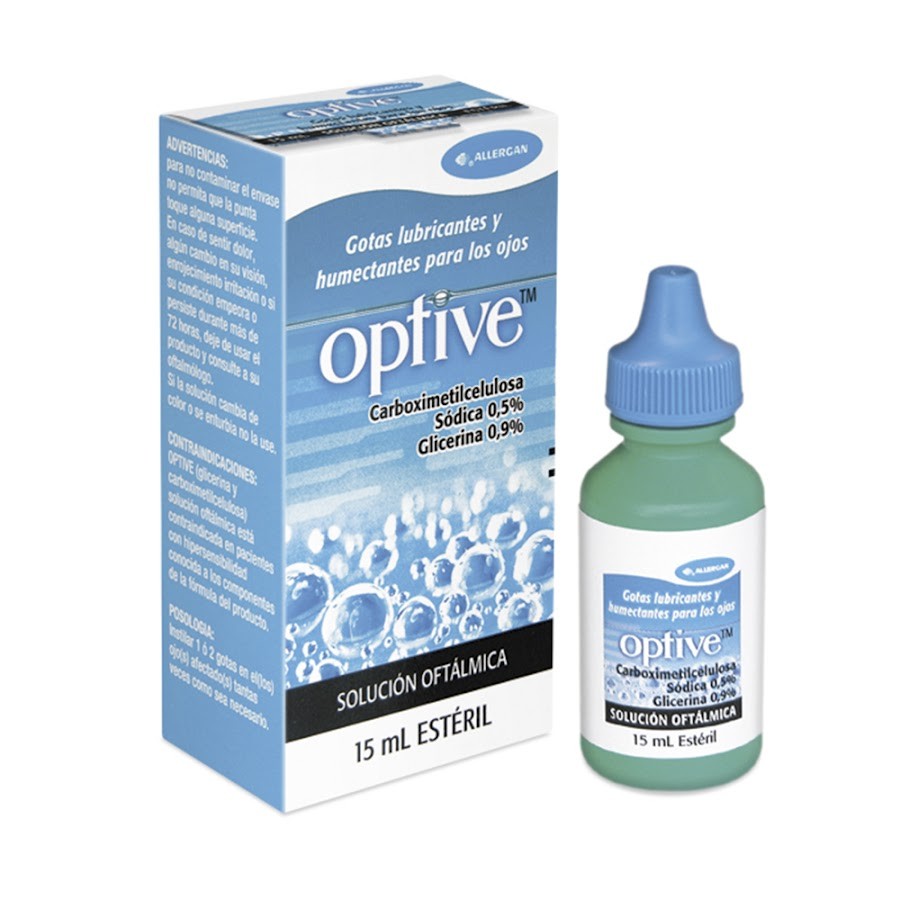 Optive 0.5/0.9% Sol.Oft.x15Ml.Allergan Carboximetilcelulosa Glicerina