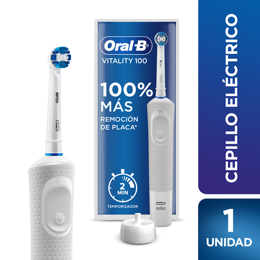 Cepillo Eléctrico Recargable con Temporizador Oral-B Vitality 100 Precision Clean 1 Und