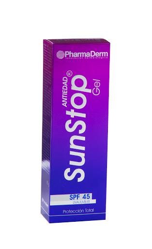 Protector Solar SUNSTOP Gel SPF45 x80G.