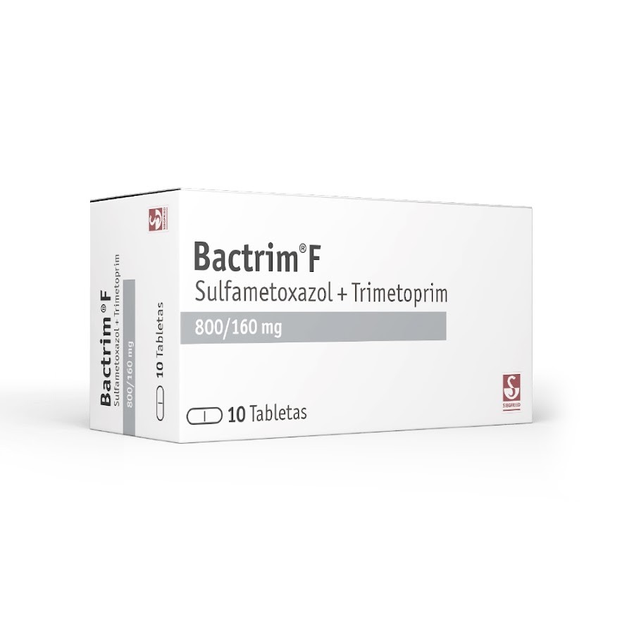 Bactrim F 800/160Mg Tab. Cajax10Tab. Roche Sulfametoxazol Trimetoprima