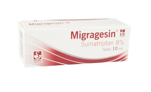 Migragesin 8% gotas Frasco x10Ml. Siegfried Sumatriptán