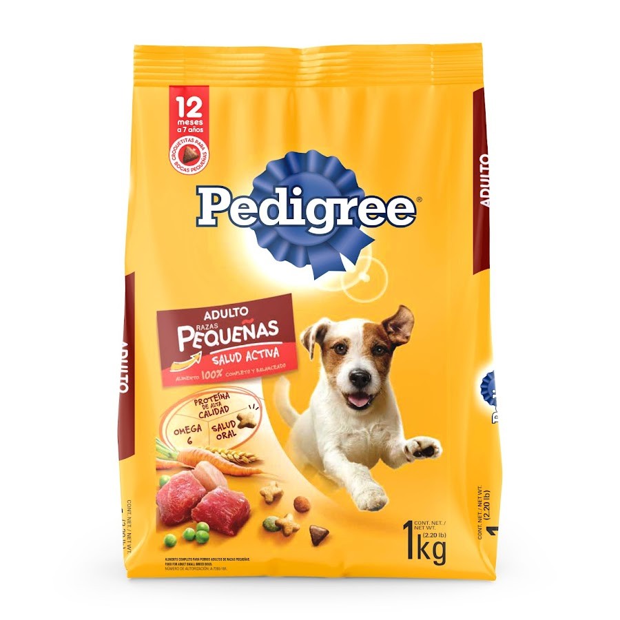 Alimento Para Perro Pedigree Vital Protection Razas Pequeñas E3 12 Meses en adelante x 1Kilo
