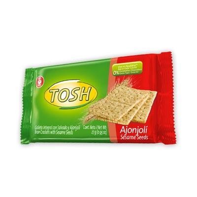 Fracción Galletas Tosh Integral Ajonjolí Paquete X3Und. X30G.