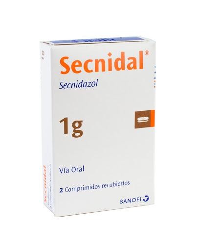 Secnidal 1Gr Comprimidos Caja x2Com. Sanofi Secnidazol