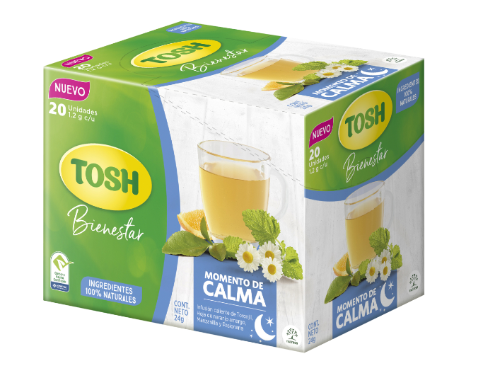 Aromatica Tosh Toronjil y Manzanilla Calma x 20 Sobres