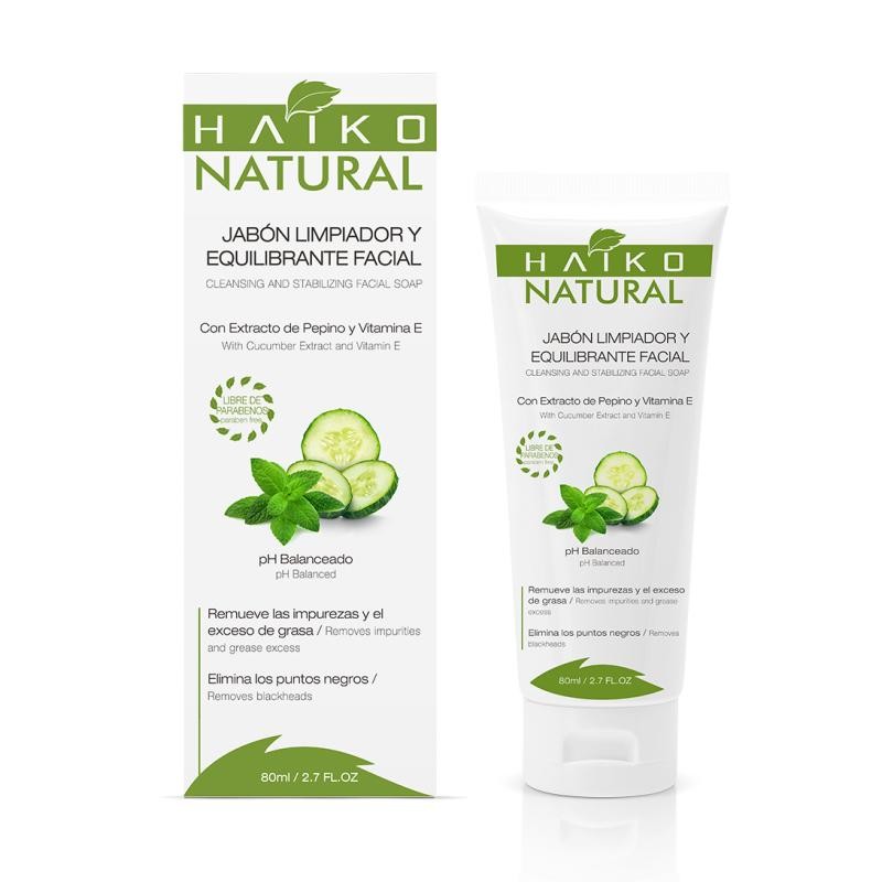 Gel Haiko Natural Limpiador Equilibrante Facial X80Ml.