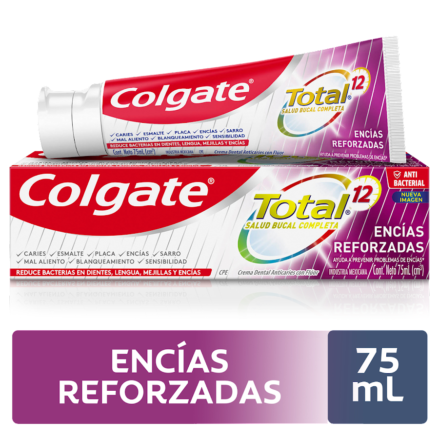 Crema Dental COLGATE Total 12 Professional Encias Saludables x75Ml
